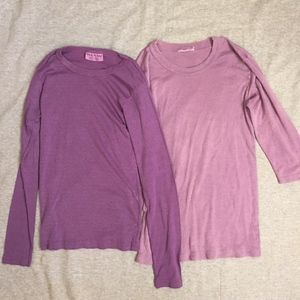 2 Michael Stars shirts, sold together, $12